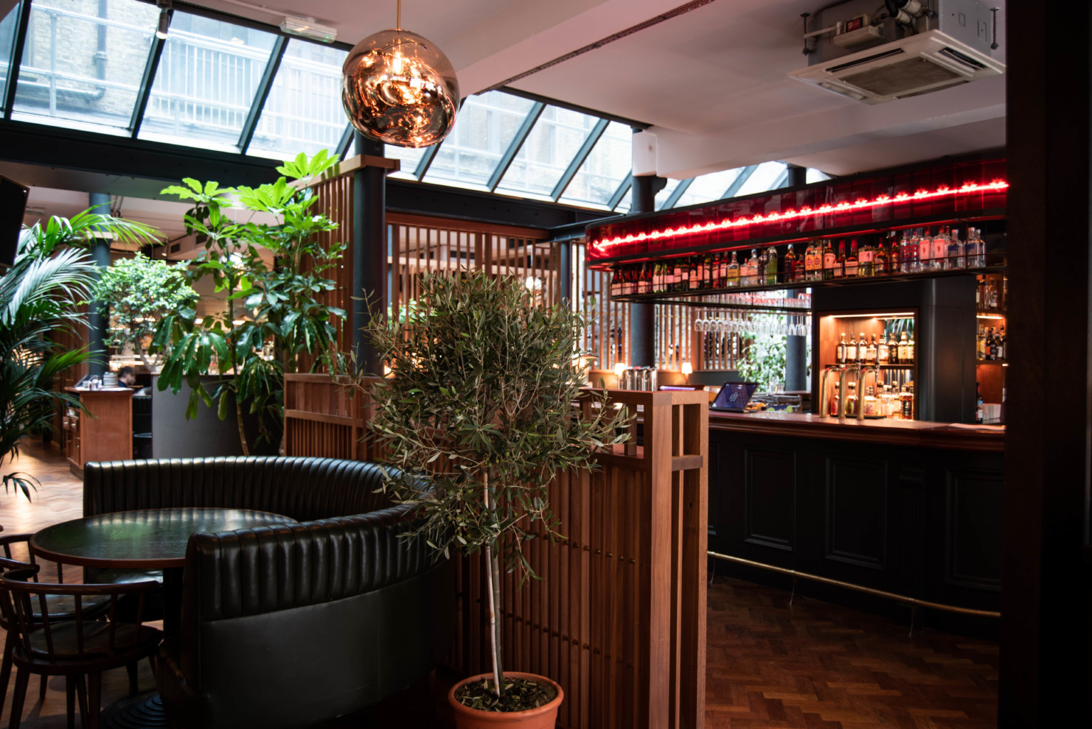 Interior of Apothecary Izakaya Shoreditch