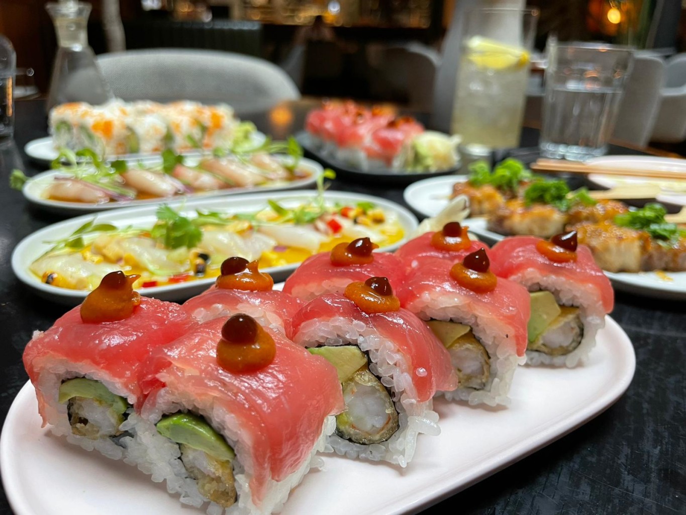 Spicy Tuna Dragon Roll at Apothecary Izakaya Shoreditch