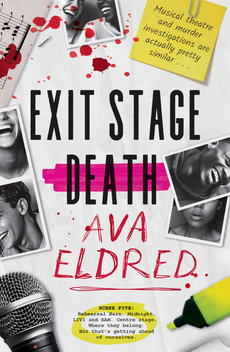 Cover of Exit Stage Death, a YA book published by UCLan