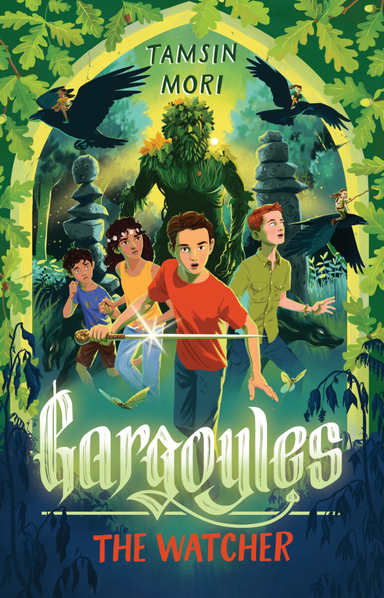 Cover of Gargoyles The Watcher, a Middle Grade children's book published by UCLan
