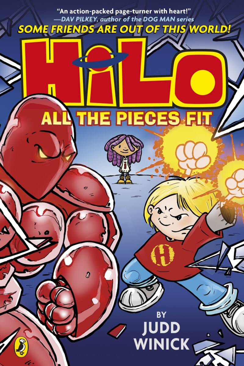 Cover of Hilo All the Pieces Fit, a children's book published by Puffin Books