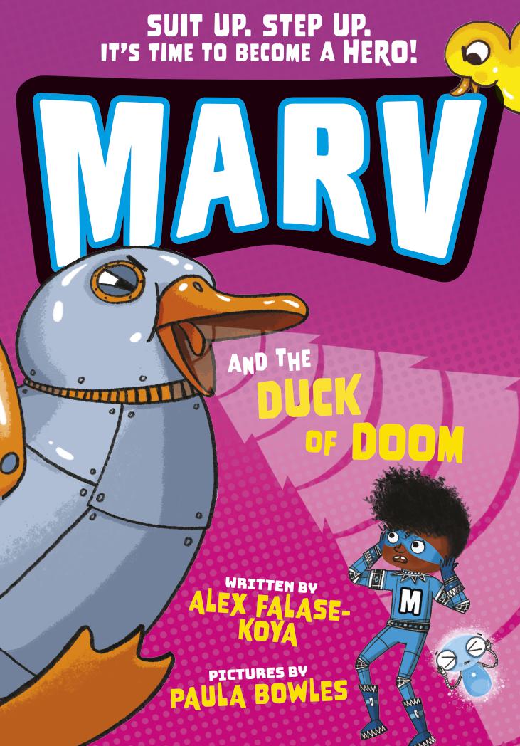Cover of Marv and the Duck of Doom, a children's book published by Oxford Children's
