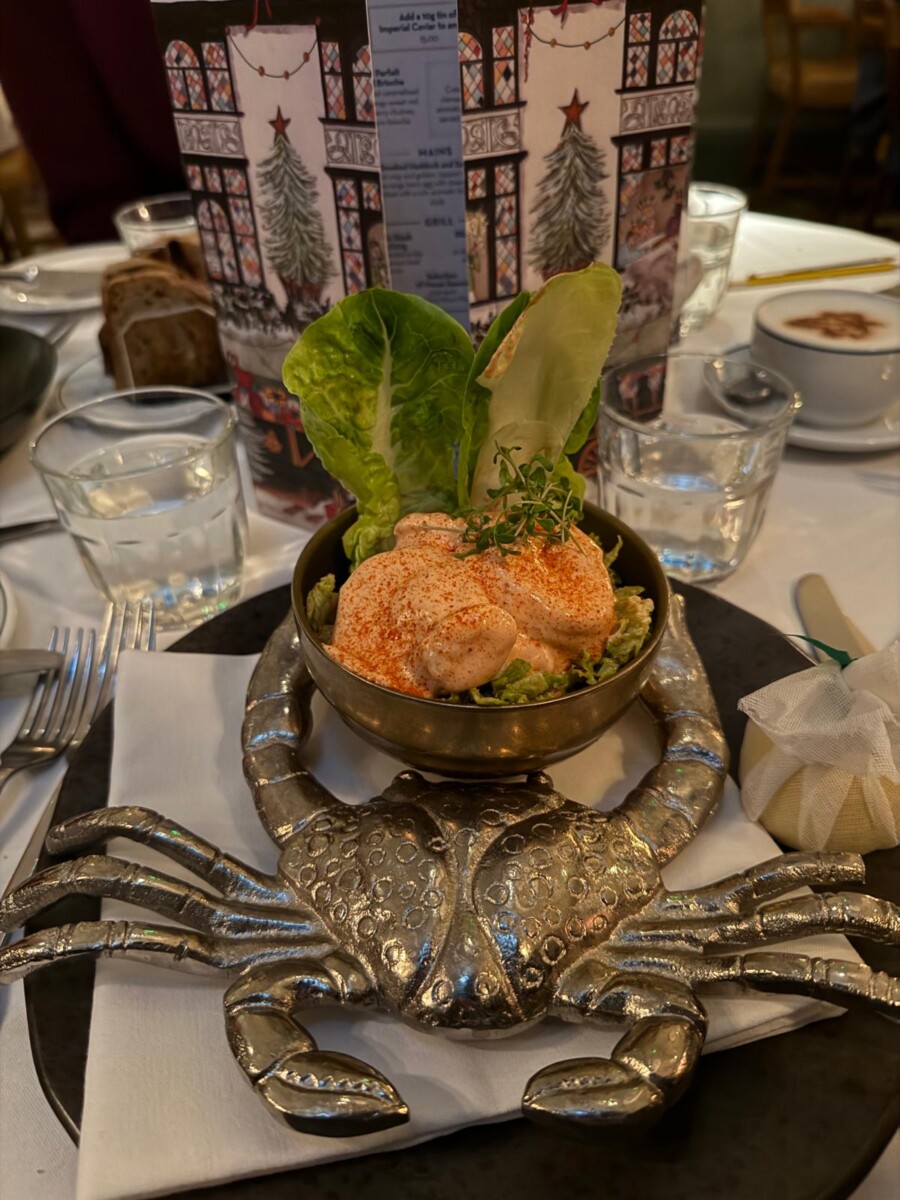The Ivy Festive Set Menu Prawn Cocoktail at The Ivy Cafe Marylebone