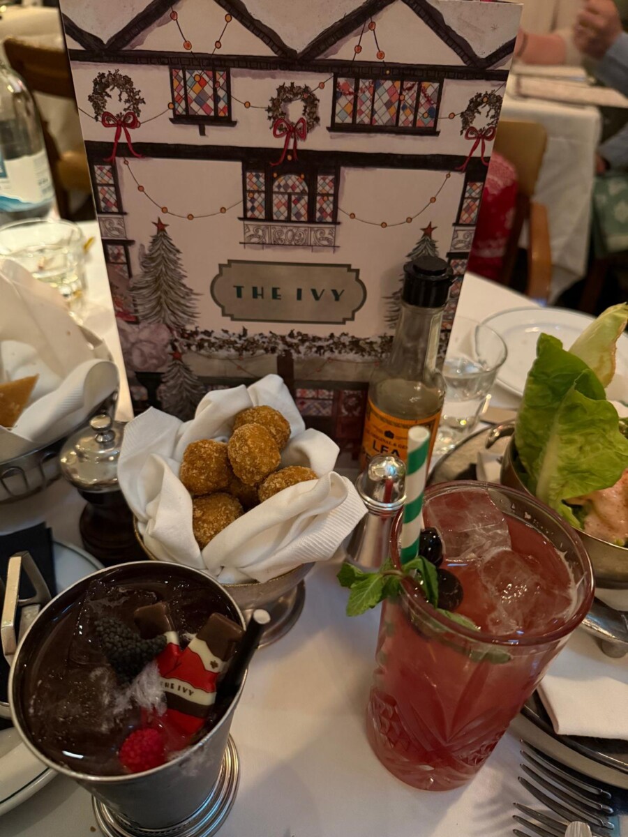 Christmas Cocktails at The Ivy Cafe Marylebone