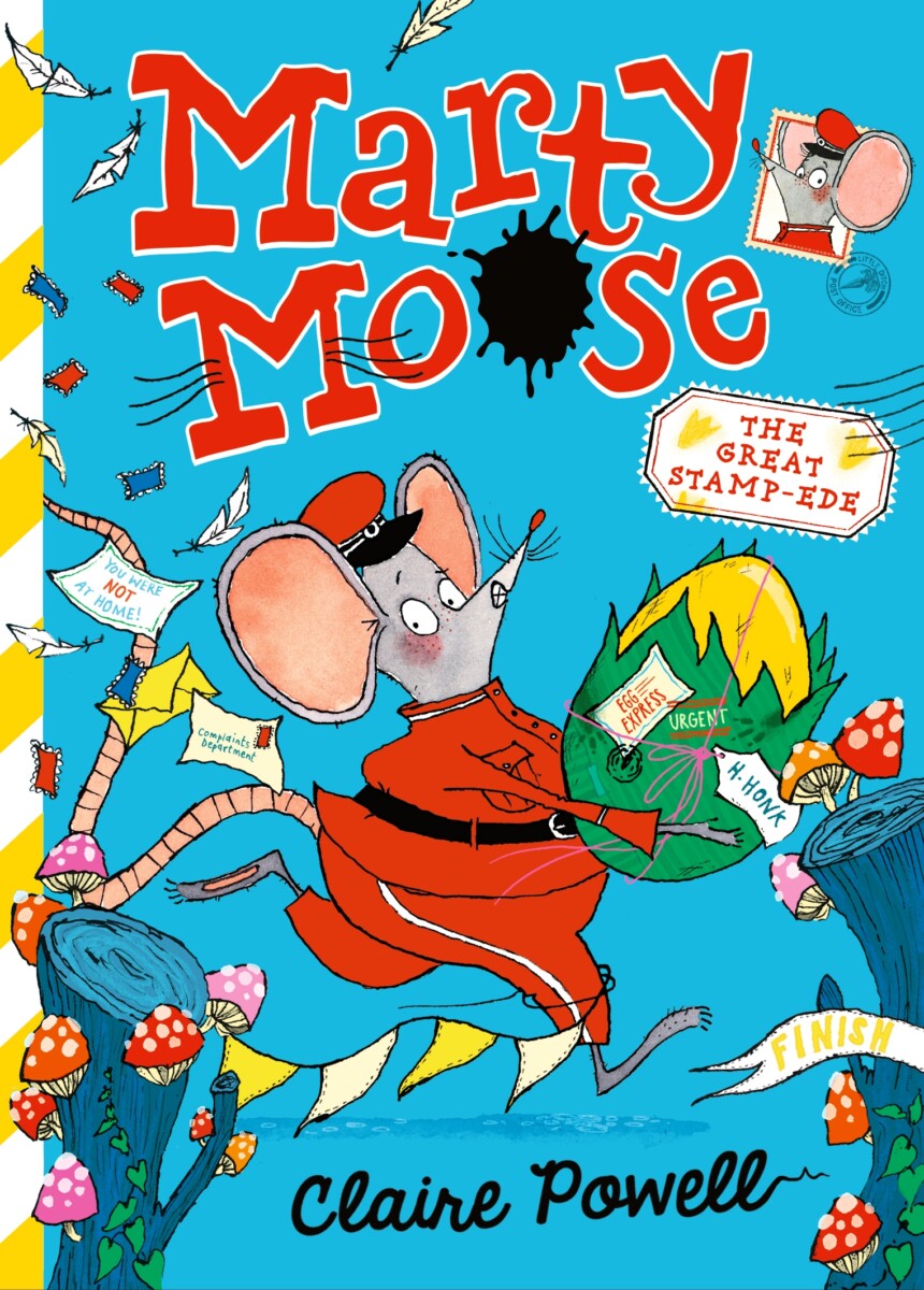 Cover of Marty Moose: The Great Stamp-ede by Claire Powell